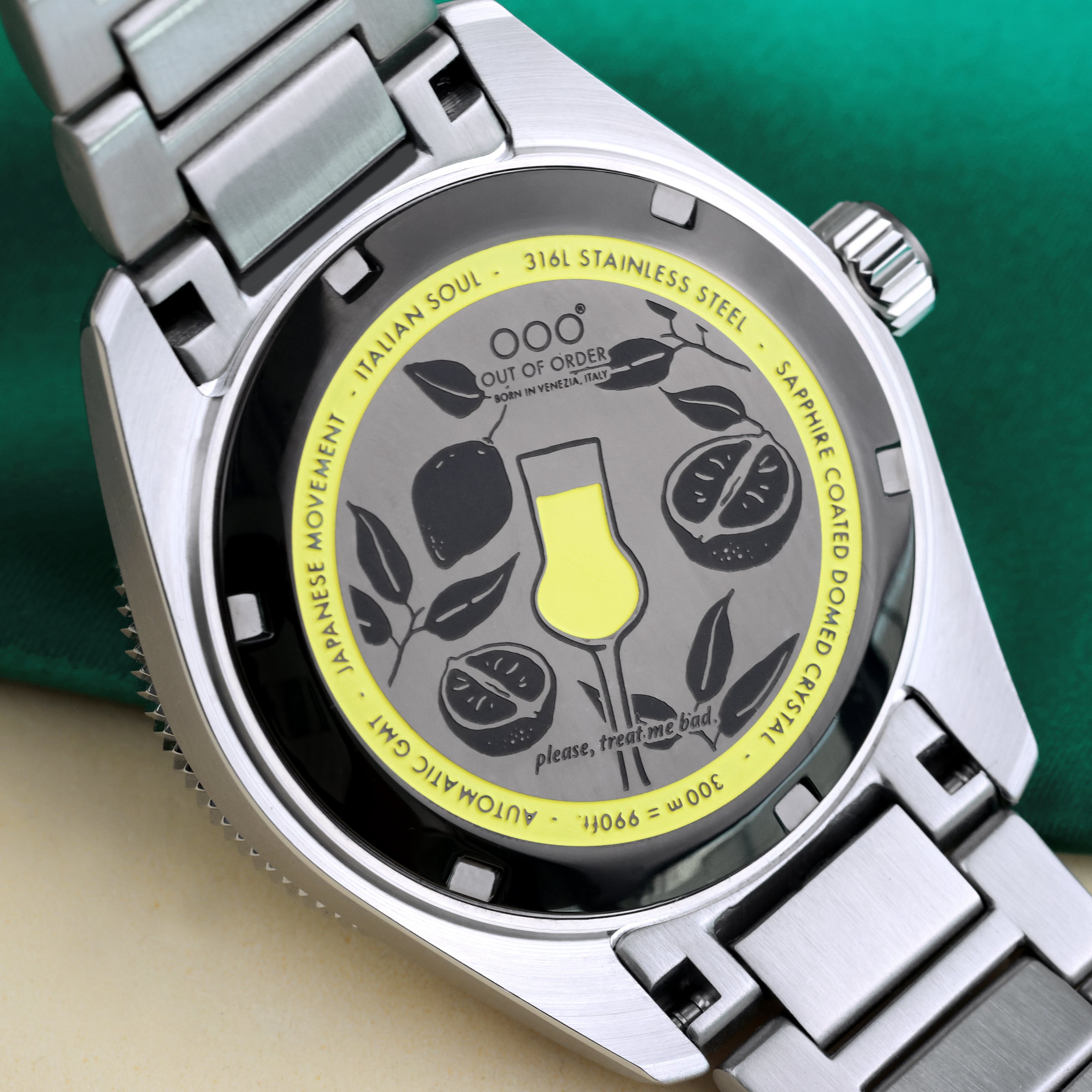 Out Of Order Shaker Limoncello orologio GMT automatico 40mm