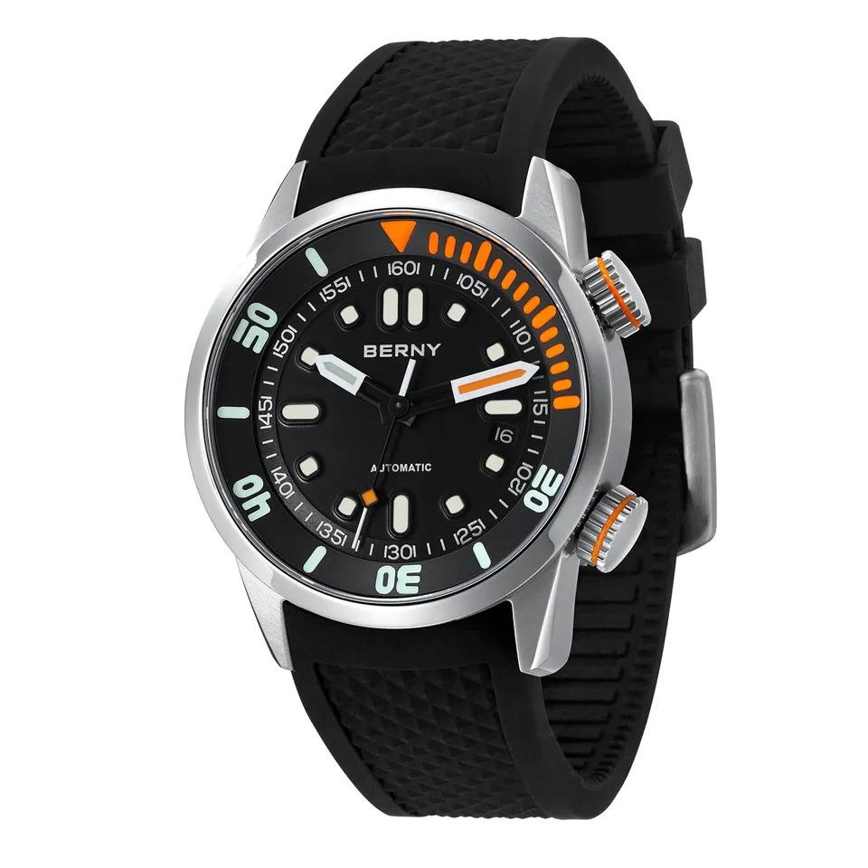 Berny Diver Collection orologio automatico nero 200M