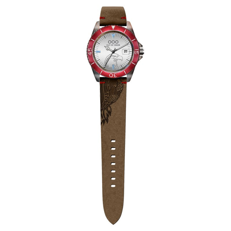 Out Of Order Eagle orologio automatico bianco 44 mm