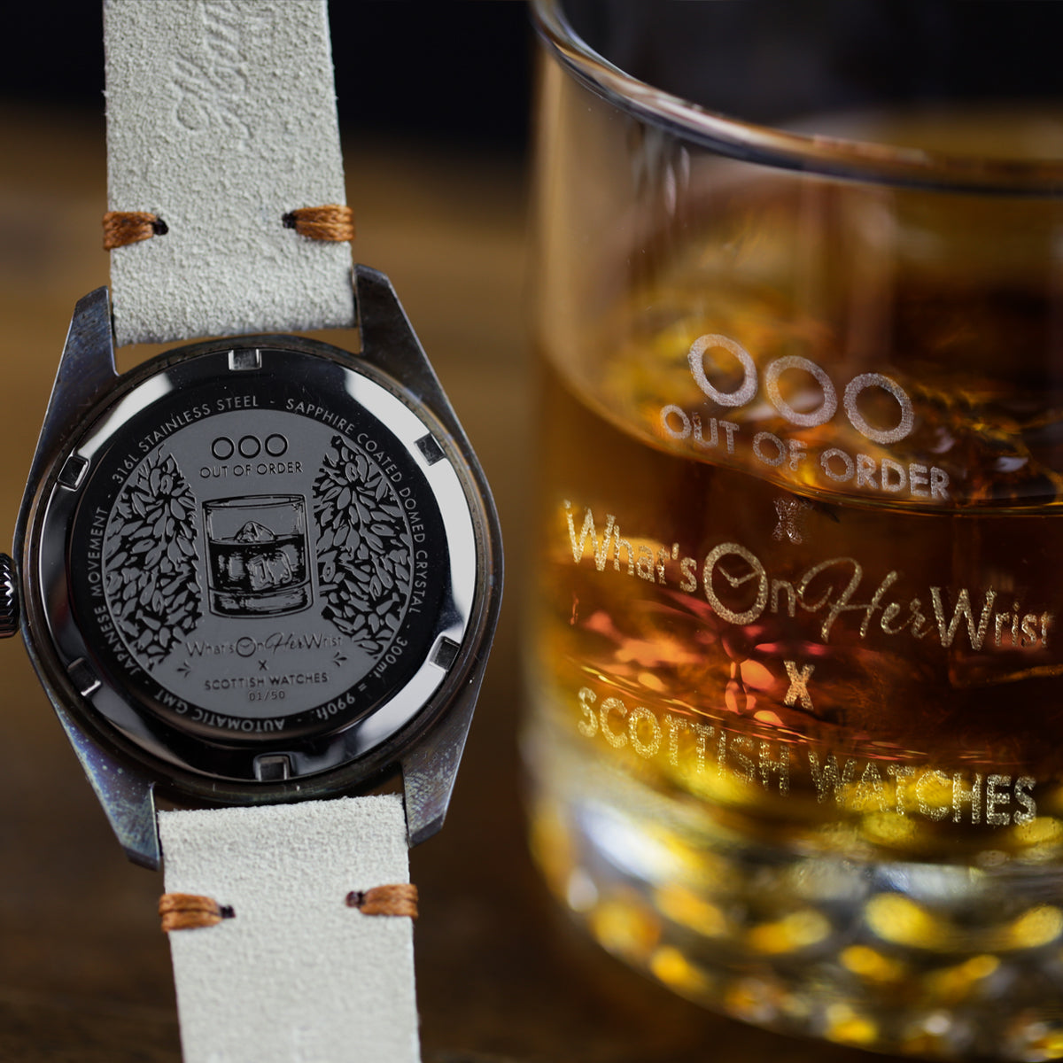 Out Of Order Shaker Scotch GMT automatico 40mm marrone