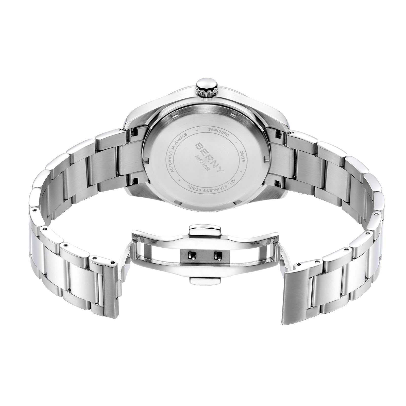 Berny Diver Collection orologio automatico uomo 20 ATM zaffiro