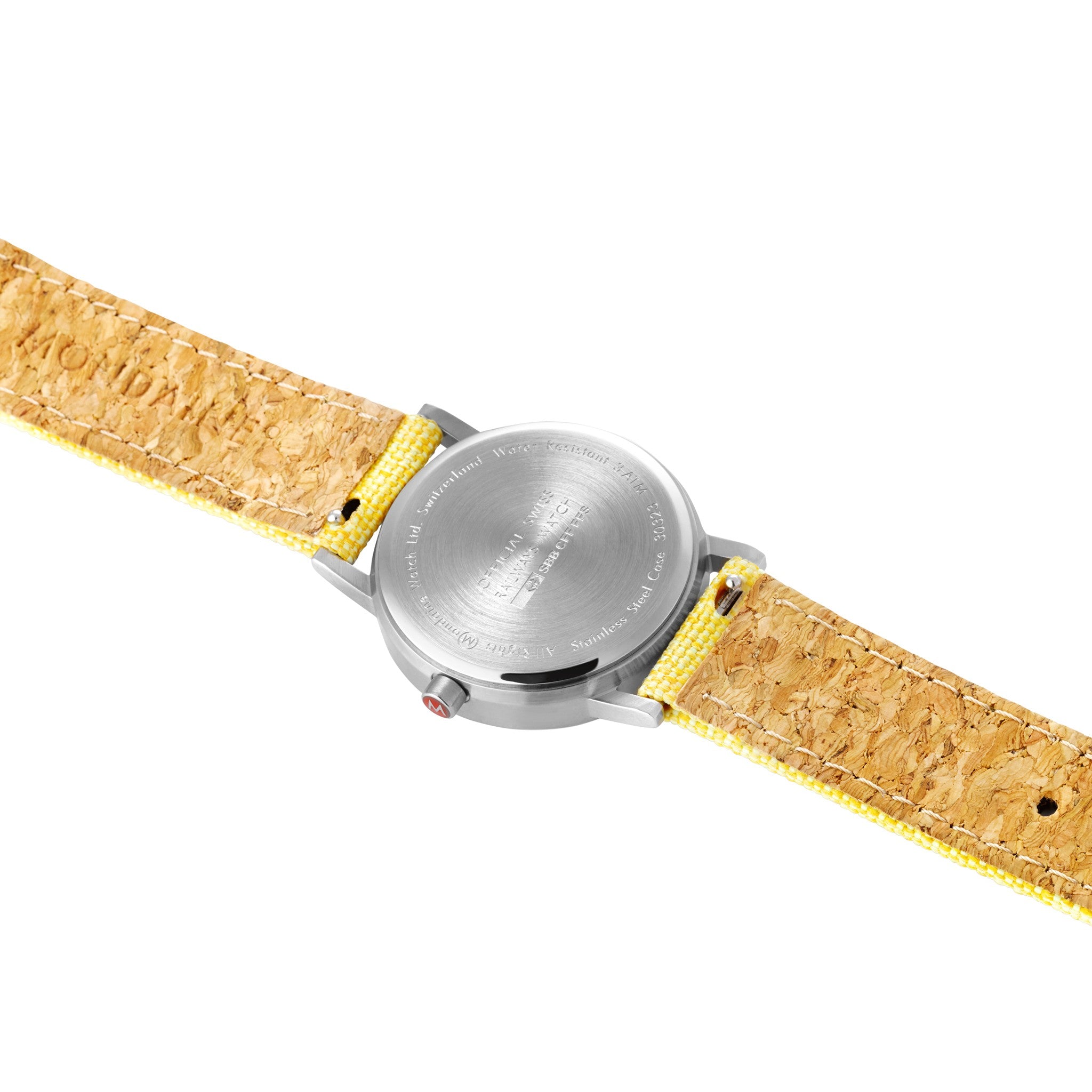 Mondaine Classic Orologio 30 mm Giallo Quarzo