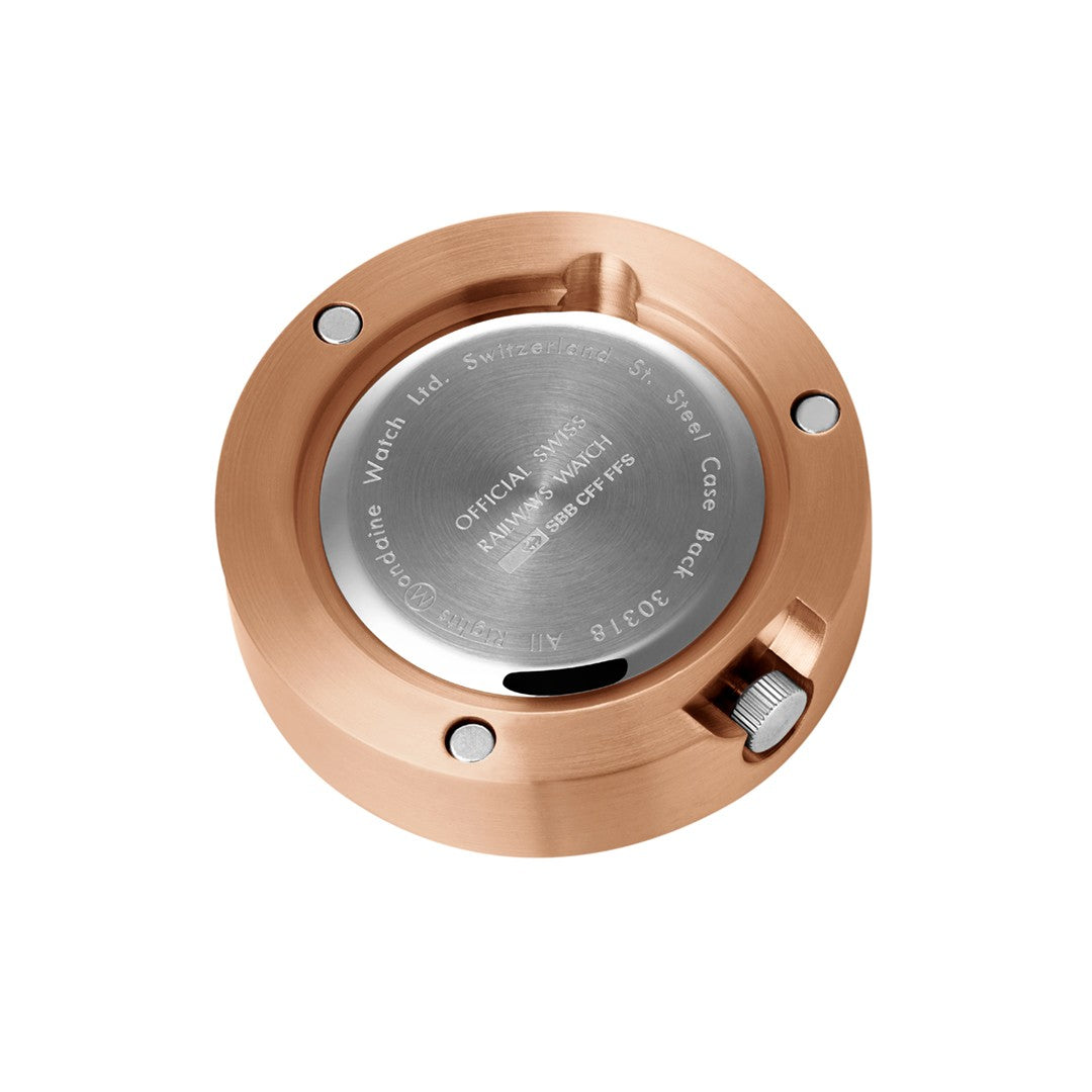 Mondaine Magnet Clock Oro Rosa orologio tavolo 50mm