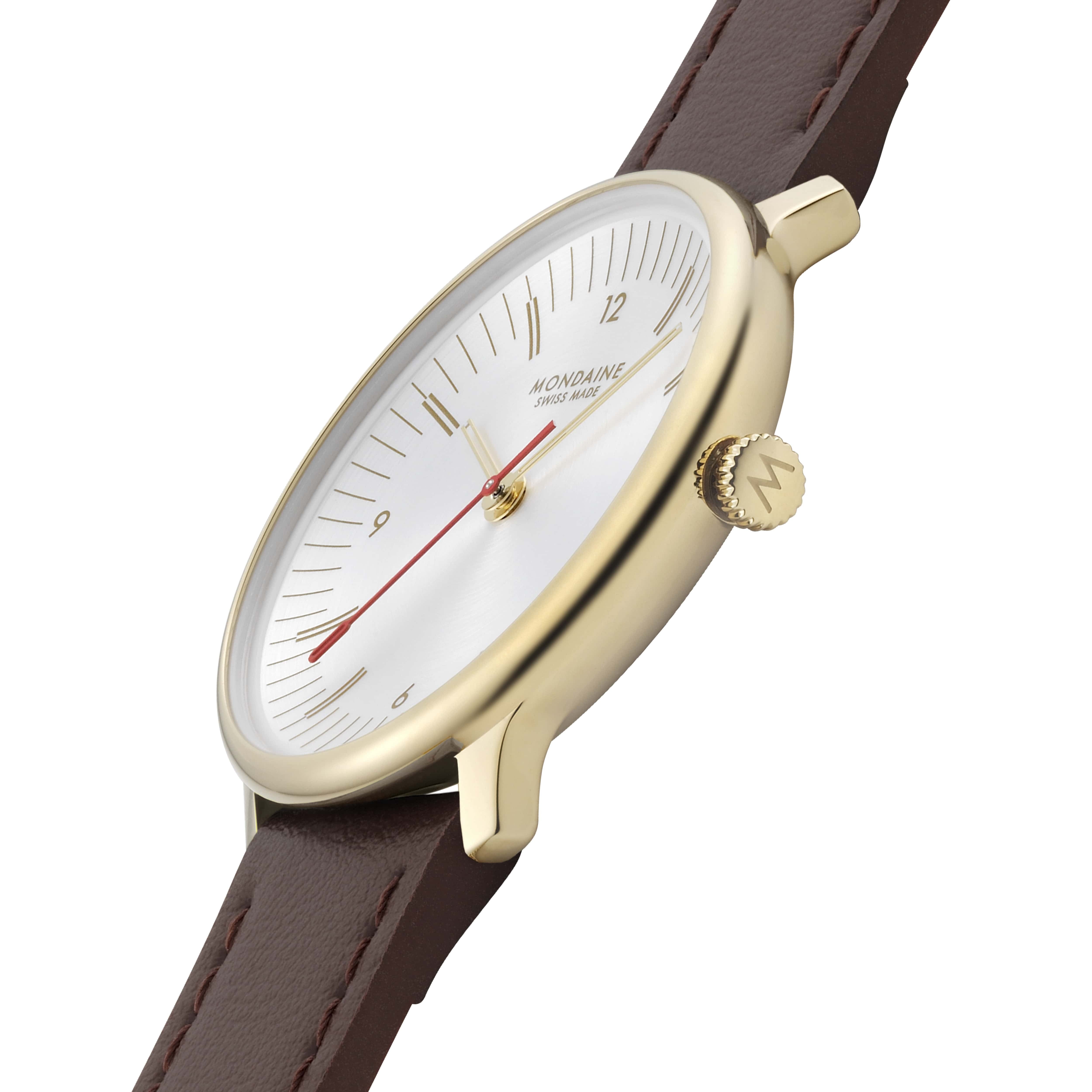 Mondaine Doppio Oro MLE.33110.LGV orologio 33mm