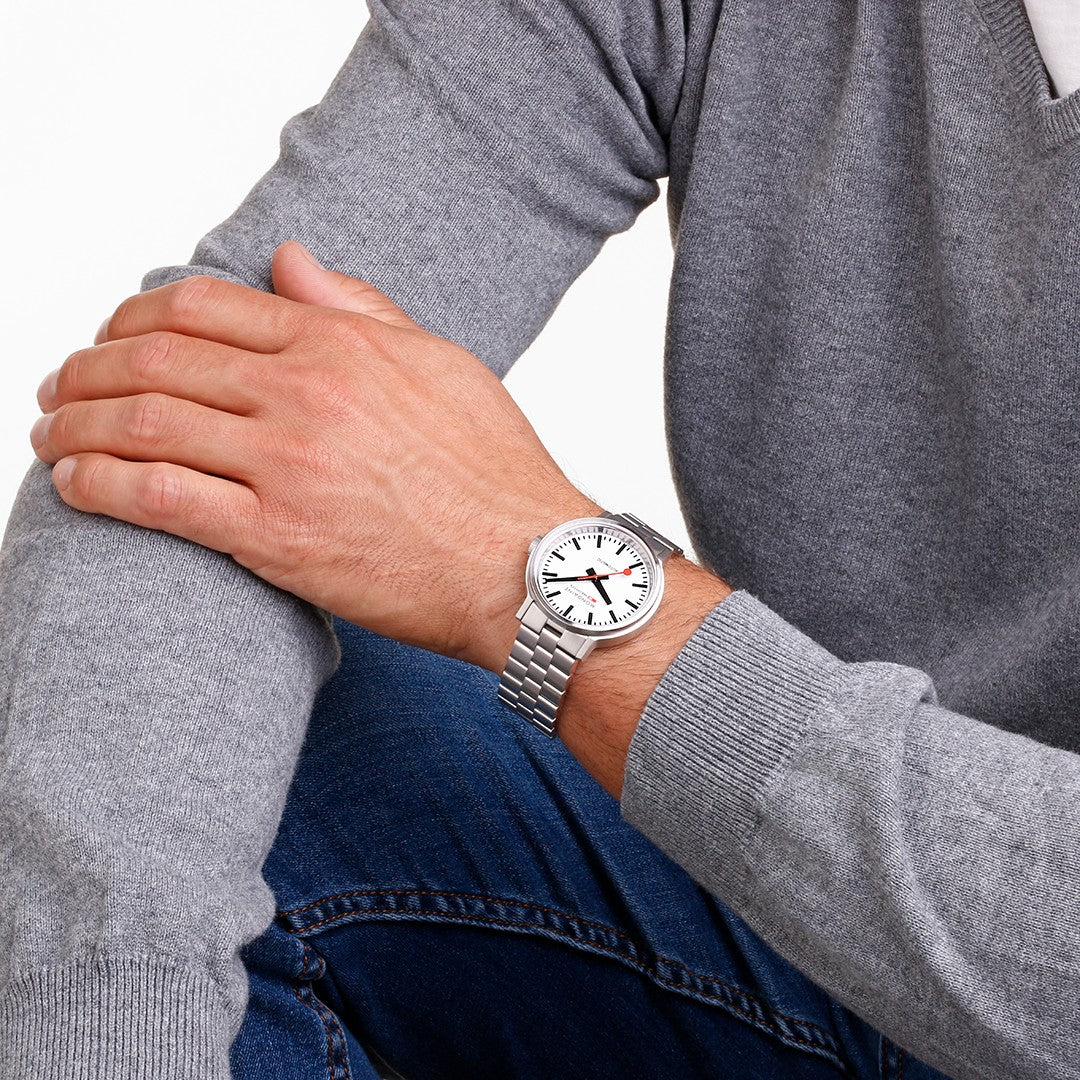 Mondaine The Original Automatic orologio acciaio 41mm