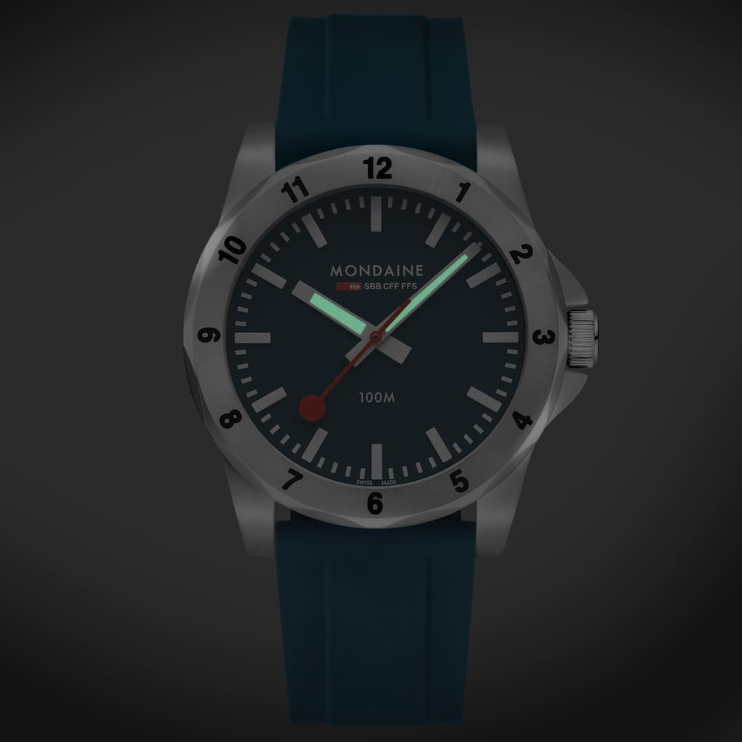 Mondaine Numeri Blue Lake orologio 42 mm quarzo blu