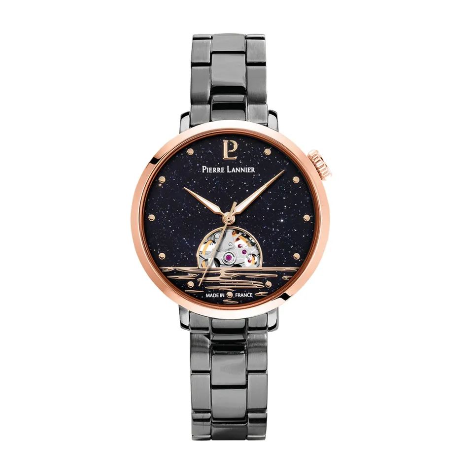 Pierre Lannier Australe orologio automatico 35mm acciaio