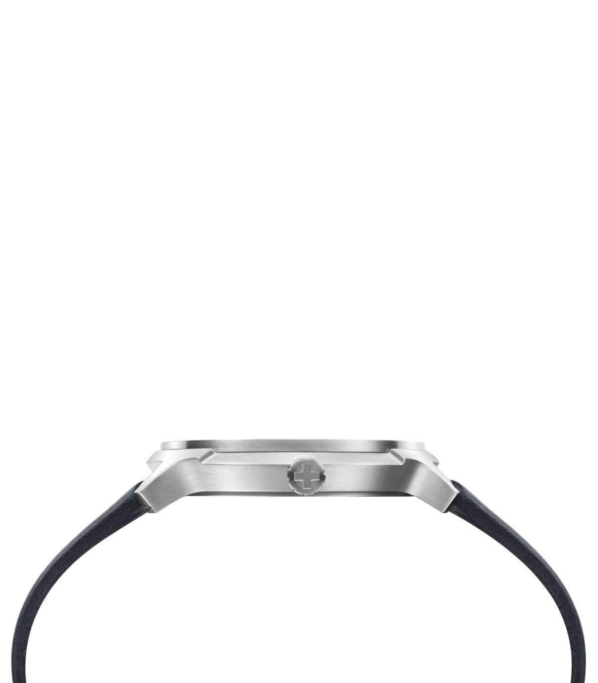 Mondaine Helvetica No1 Blue Marine 40mm Orologio Pelle
