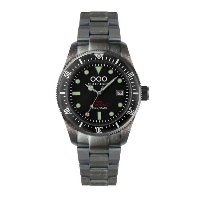 Out Of Order Auto Black orologio automatico 44mm nero