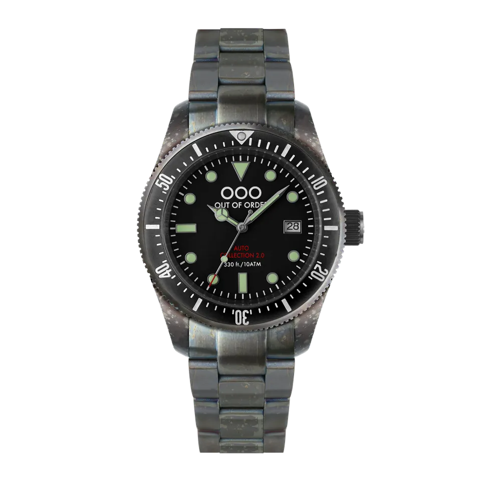 Out Of Order Auto Black orologio automatico 44mm nero