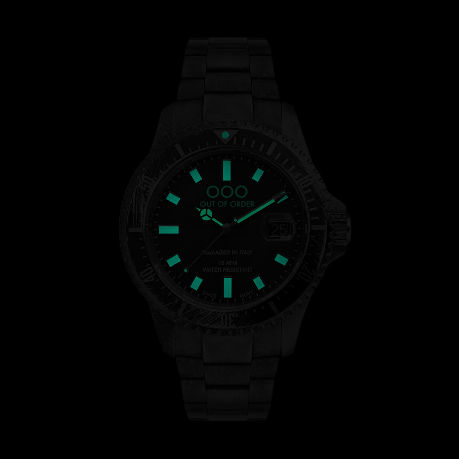 Out Of Order Casanova Green orologio quarzo 44 mm verde