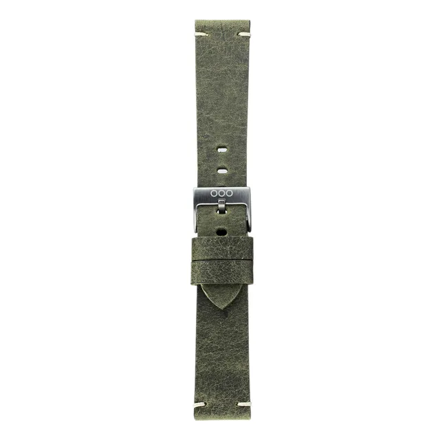 Out Of Order Dark Green cinturino pelle verde 20 mm