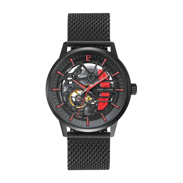 Pierre Lannier Paddock orologio automatico acciaio 5 ATM