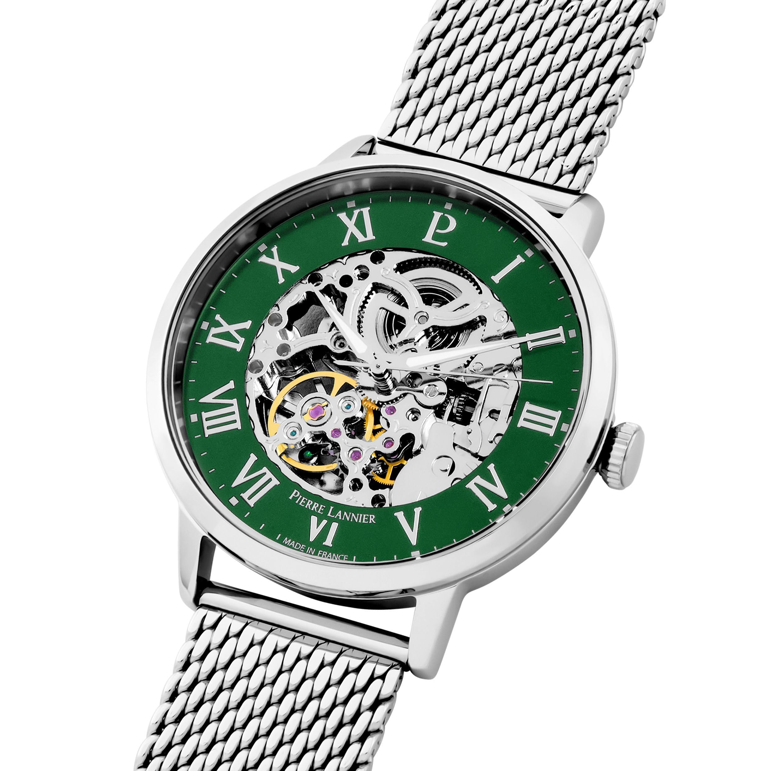 Pierre Lannier Automatic orologio automatico 42 mm acciaio 5 ATM