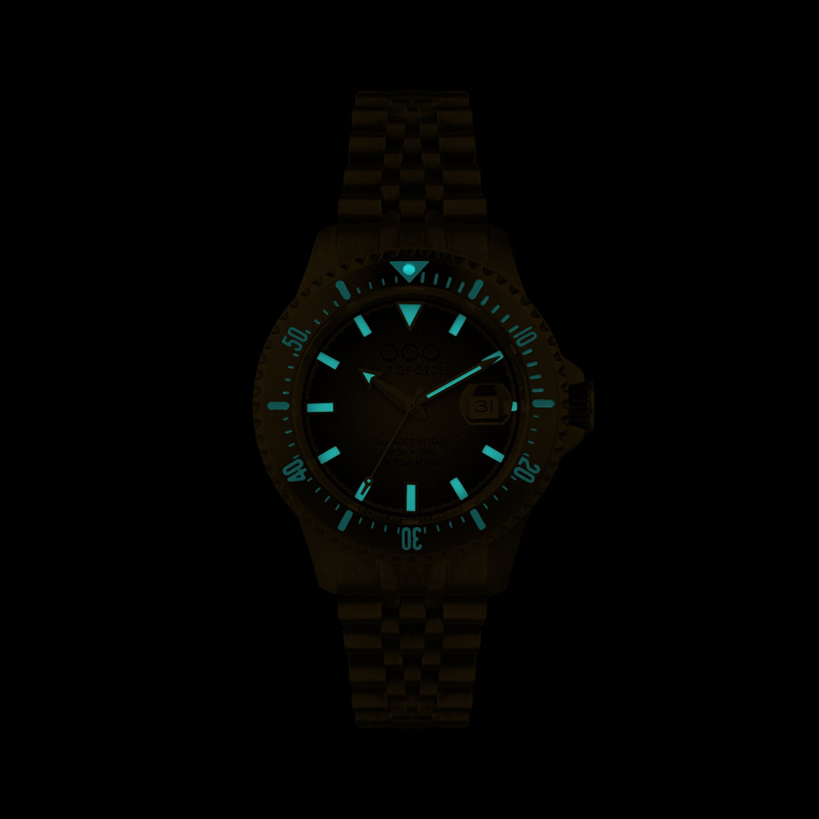 Out Of Order Automatico 9K Red orologio automatico 44mm rosso bronzo