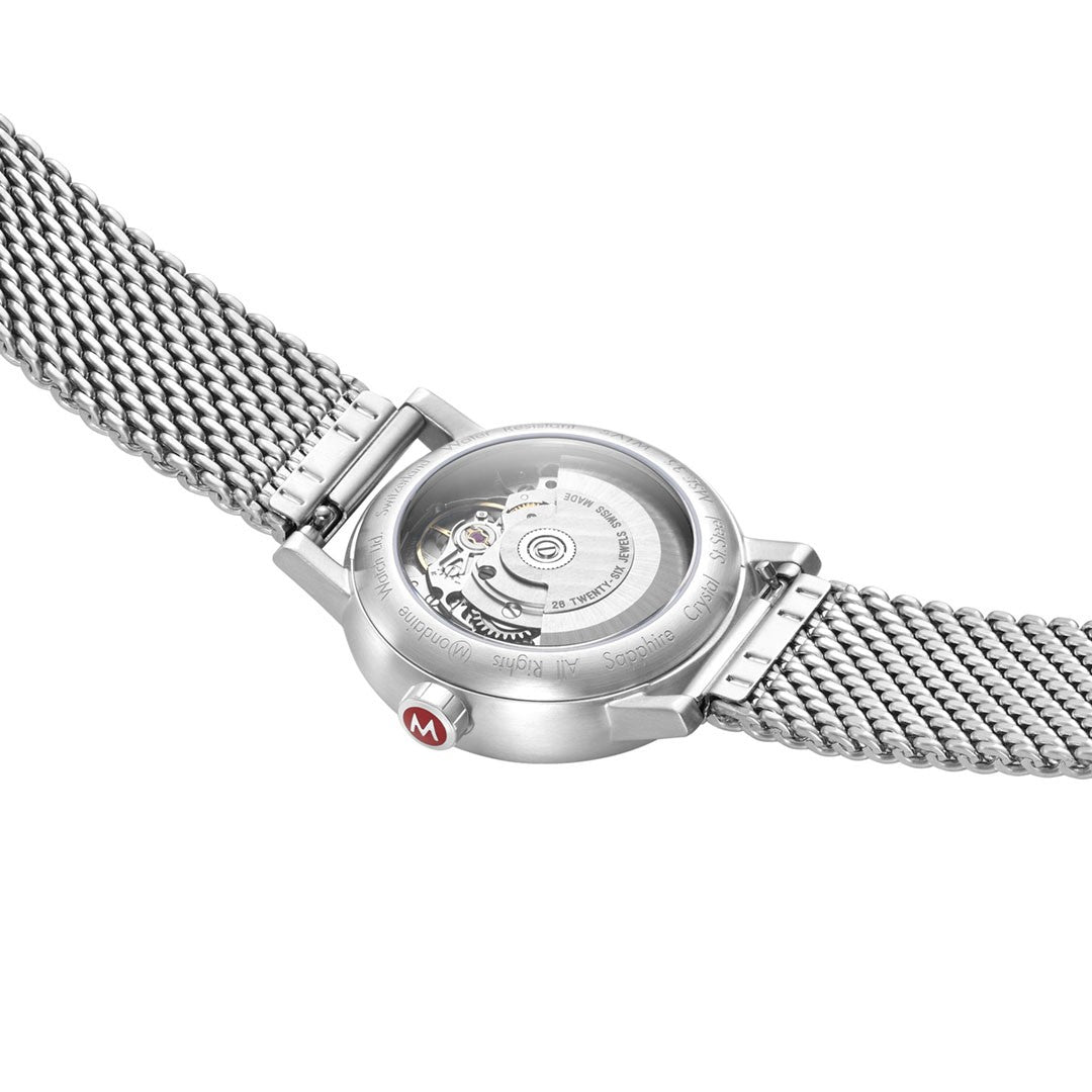 Mondaine evo2 Automatico orologio 35mm acciaio