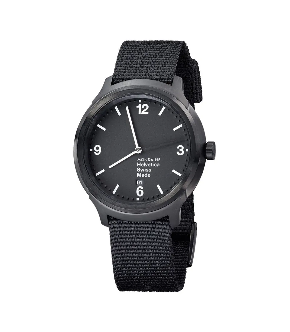 Mondaine Helvetica No1 Bold orologio 43 mm zaffiro