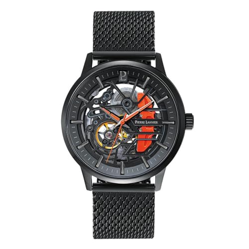 Pierre Lannier Paddock Orologio Automatico Nero 43 mm Scheletrato