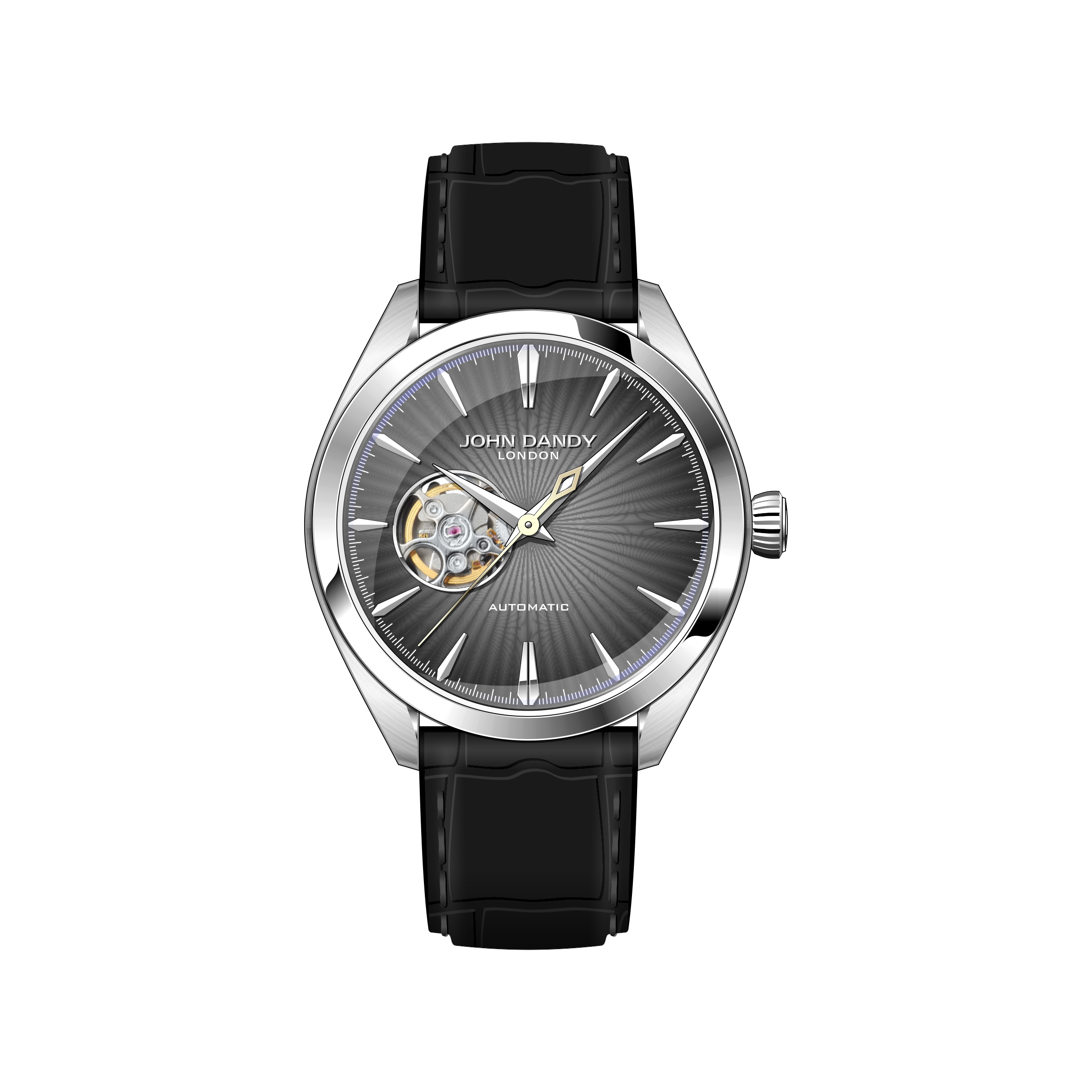 John Dandy JD5307M Orologio Quarzo Pelle Blu Uomo