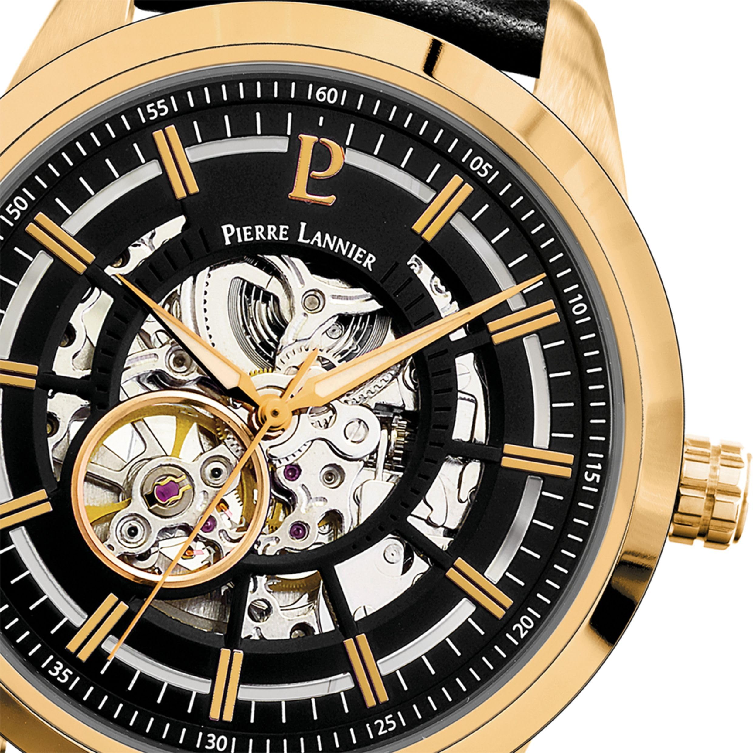 Pierre Lannier Automatic orologio automatico 44mm nero oro