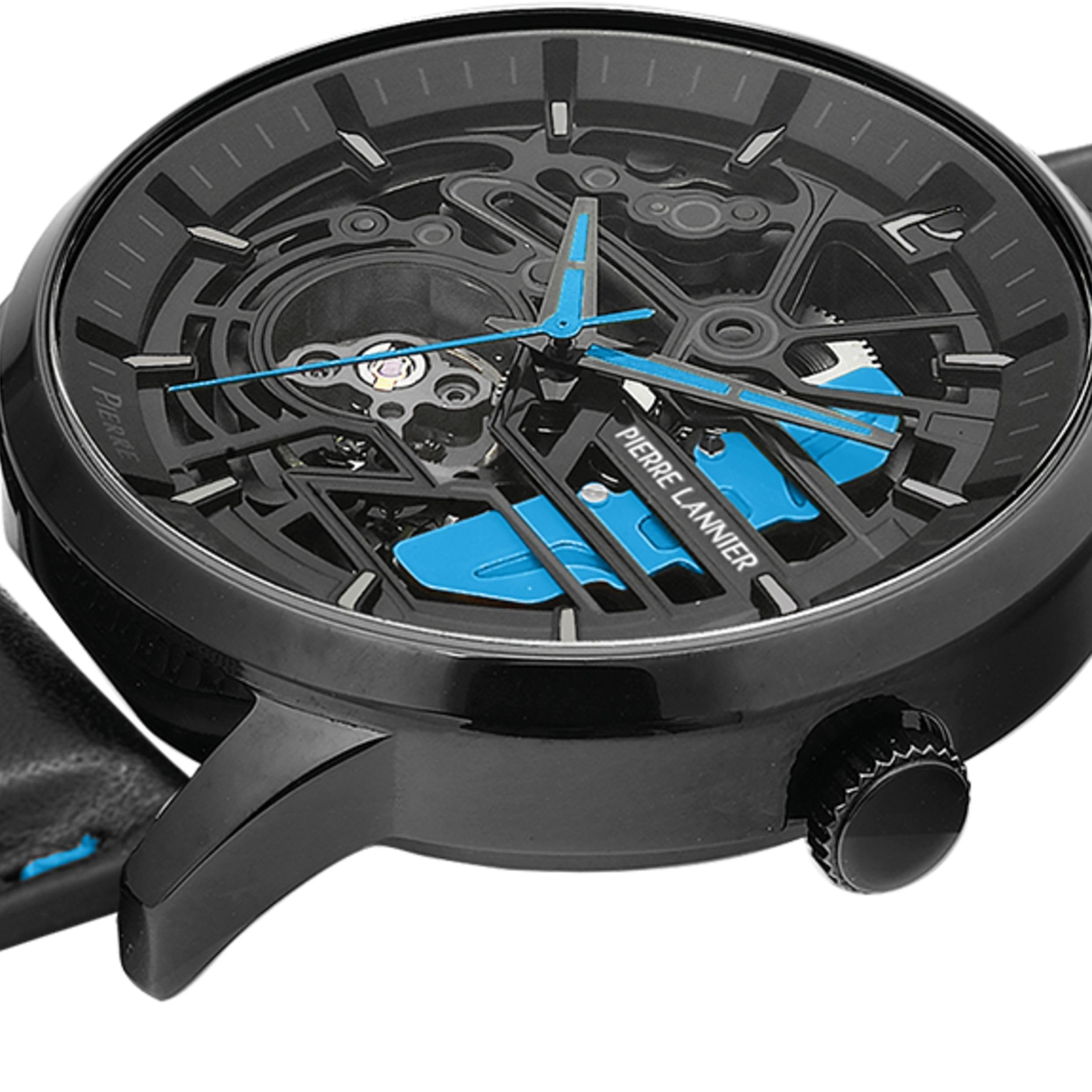 Pierre Lannier Paddock orologio automatico 43 mm acciaio