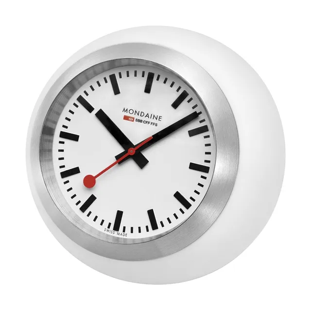 Mondaine Globe Bianco 60 mm orologio tavolo