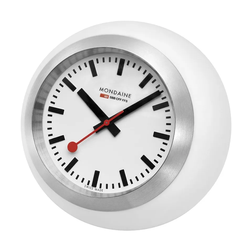 Mondaine Globe Bianco 60 mm orologio tavolo