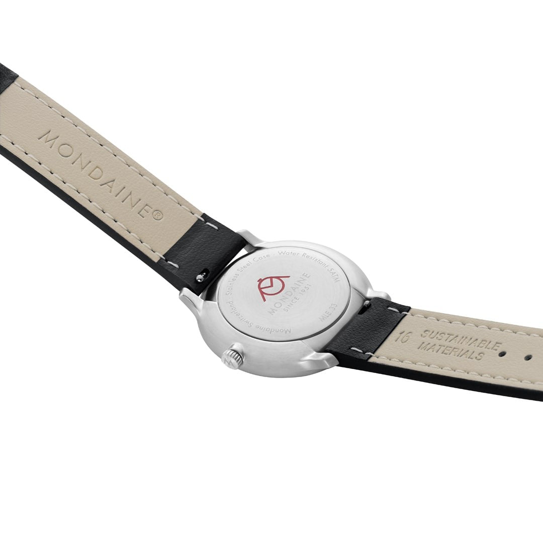 Mondaine Doppio Silver 33mm orologio donna
