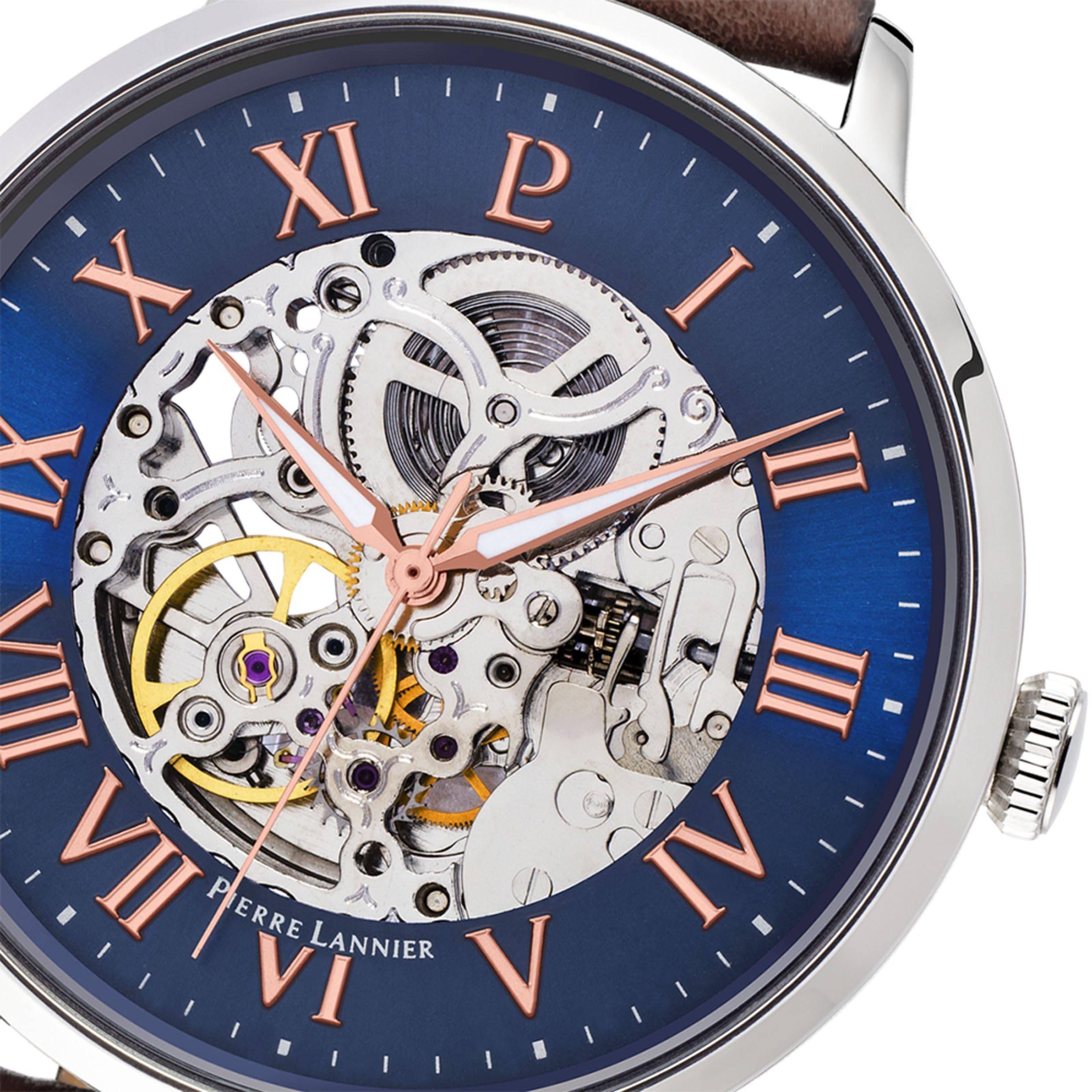 Pierre Lannier Automatic orologio automatico 44mm acciaio