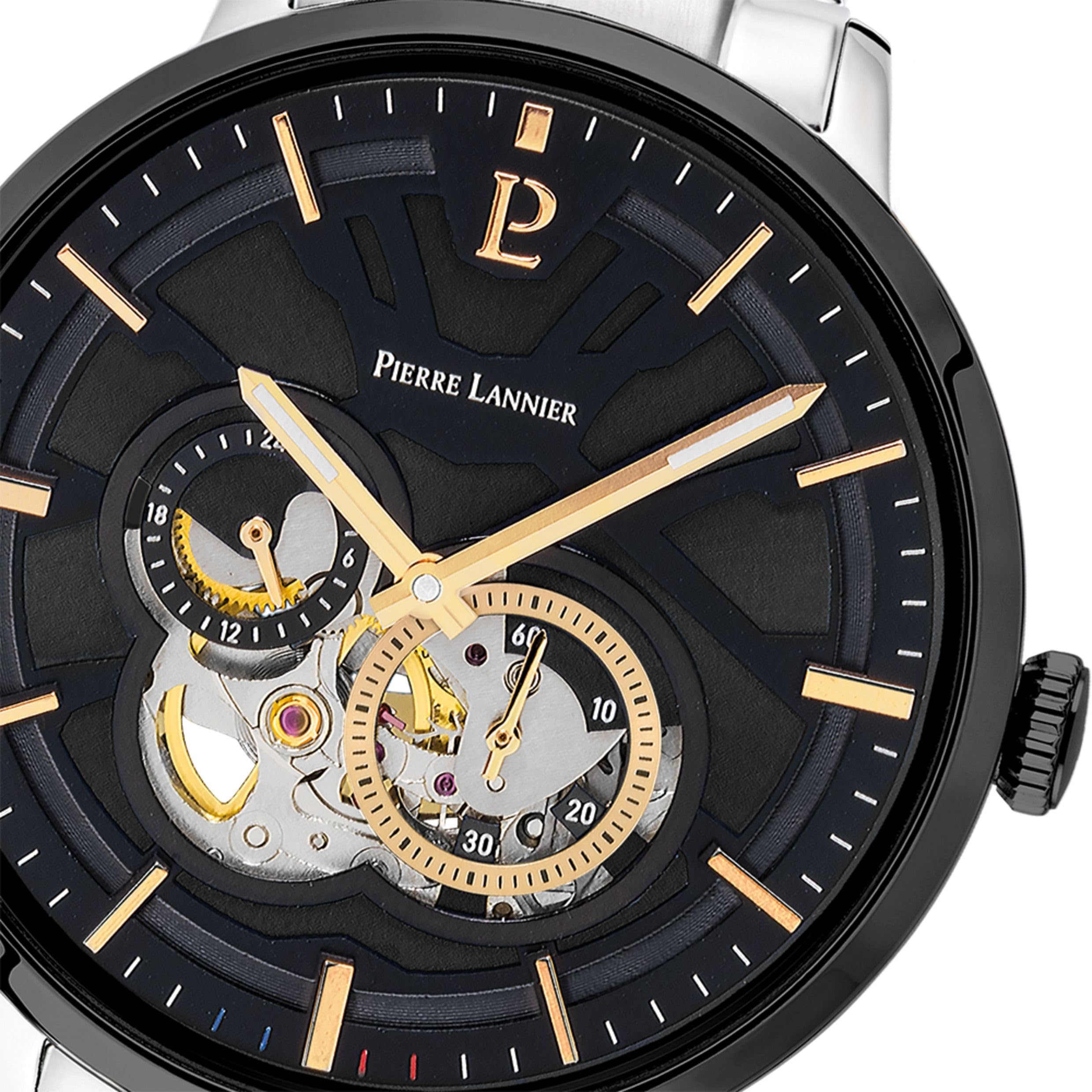 Pierre Lannier Trio orologio automatico acciaio 42 mm