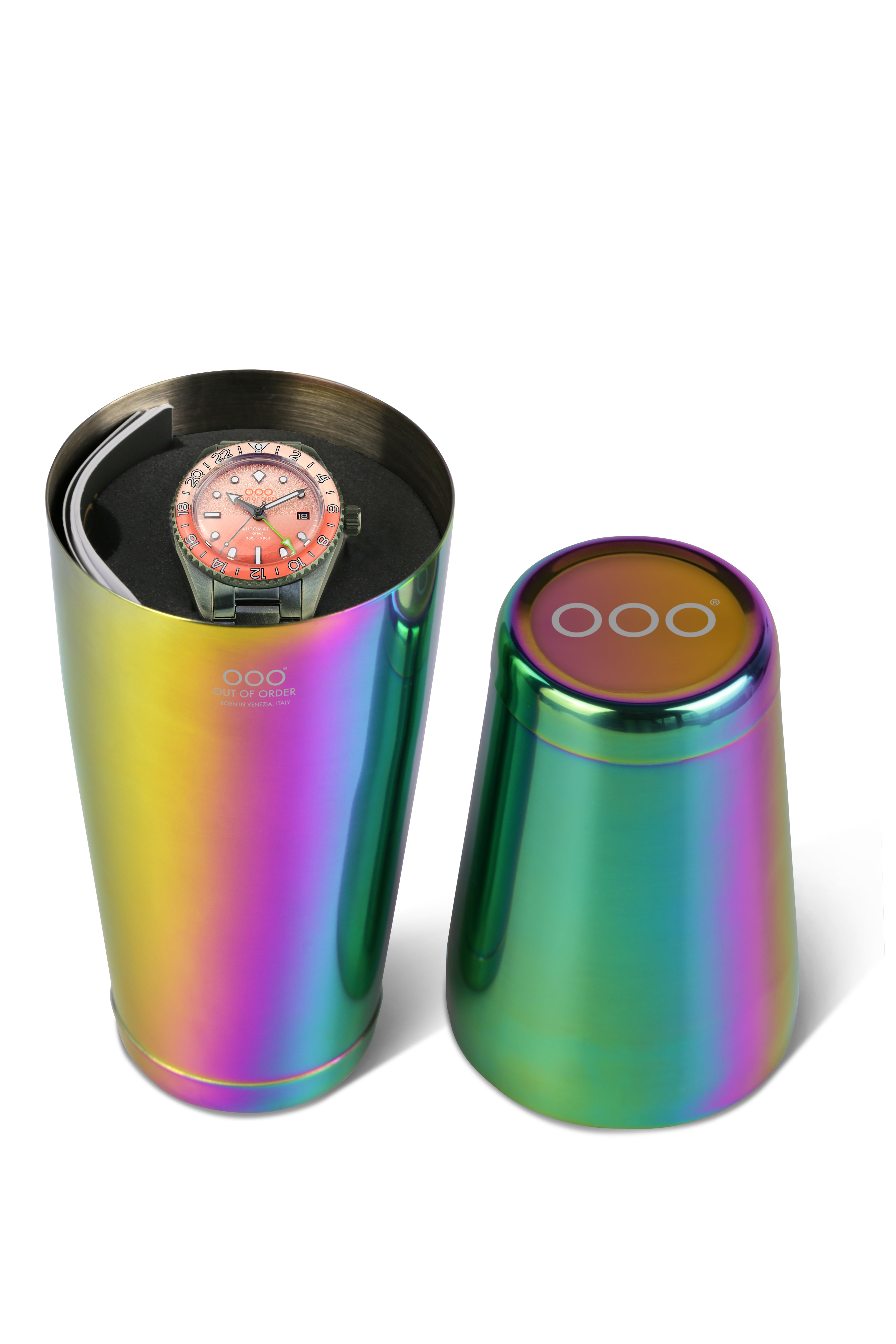 Out Of Order Shaker Paloma orologio GMT pesca 40mm