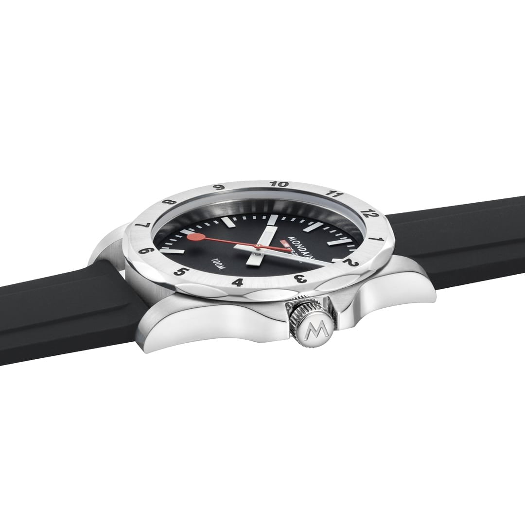 Mondaine Numeri orologio 42 mm nero silicone