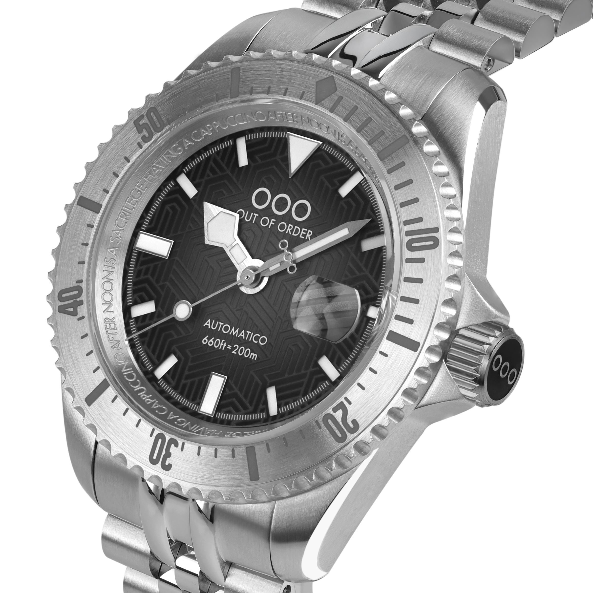 Out Of Order Diverissimo Azteco orologio automatico 42 mm grigio