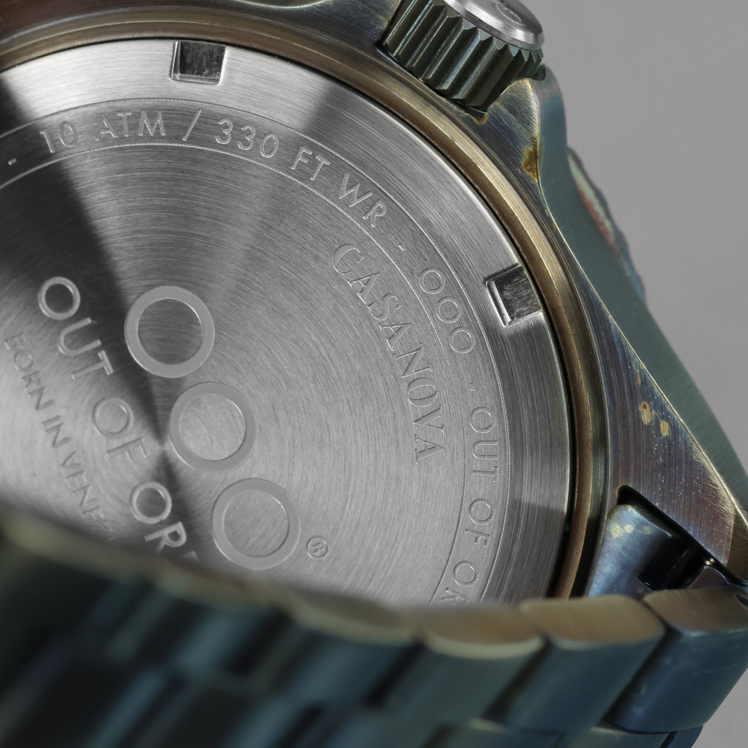 Out of Order Black Casanova Ultra Distressed orologio nero 44 mm
