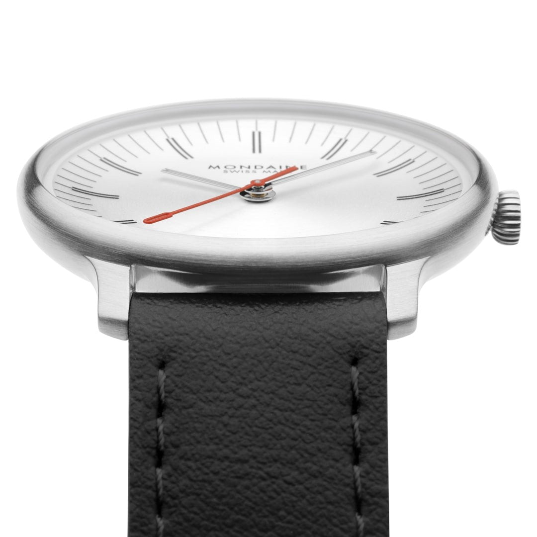 Mondaine Doppio Silver 33mm orologio donna