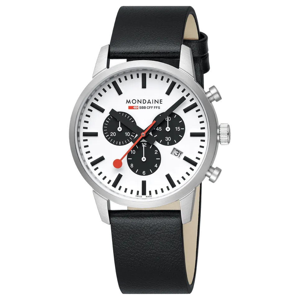 Mondaine Neo orologio cronografo panda 41 mm