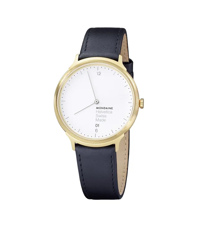 Mondaine Helvetica No1 Light orologio 38 mm pelle