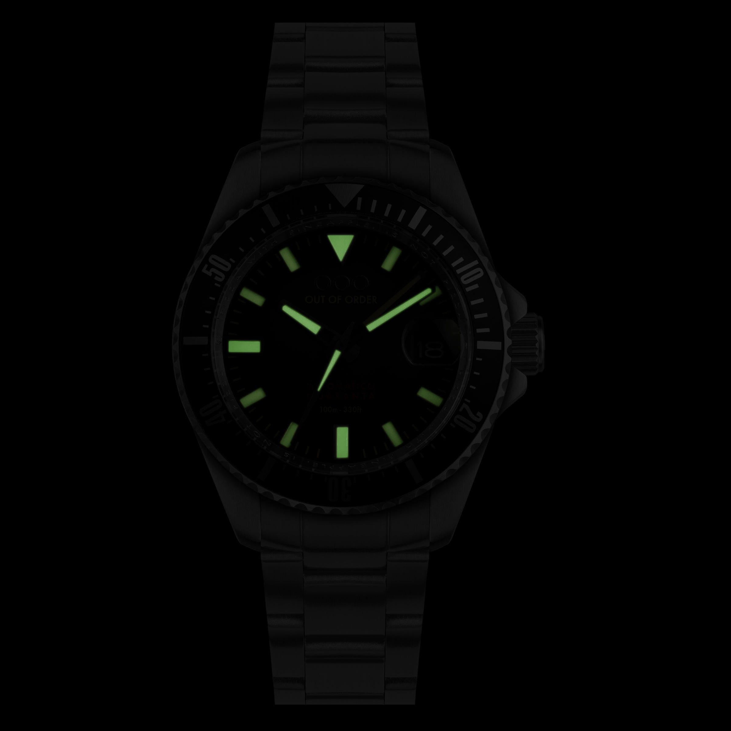 Out Of Order Automatico Quaranta Ultra Distressed orologio 40 mm nero