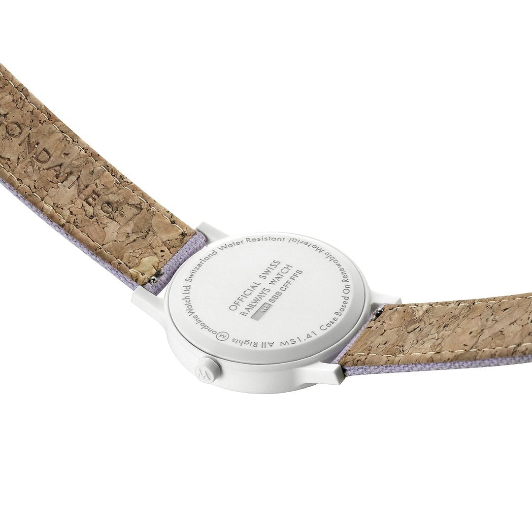 Mondaine Essence Lilla orologio tessuto 41 mm