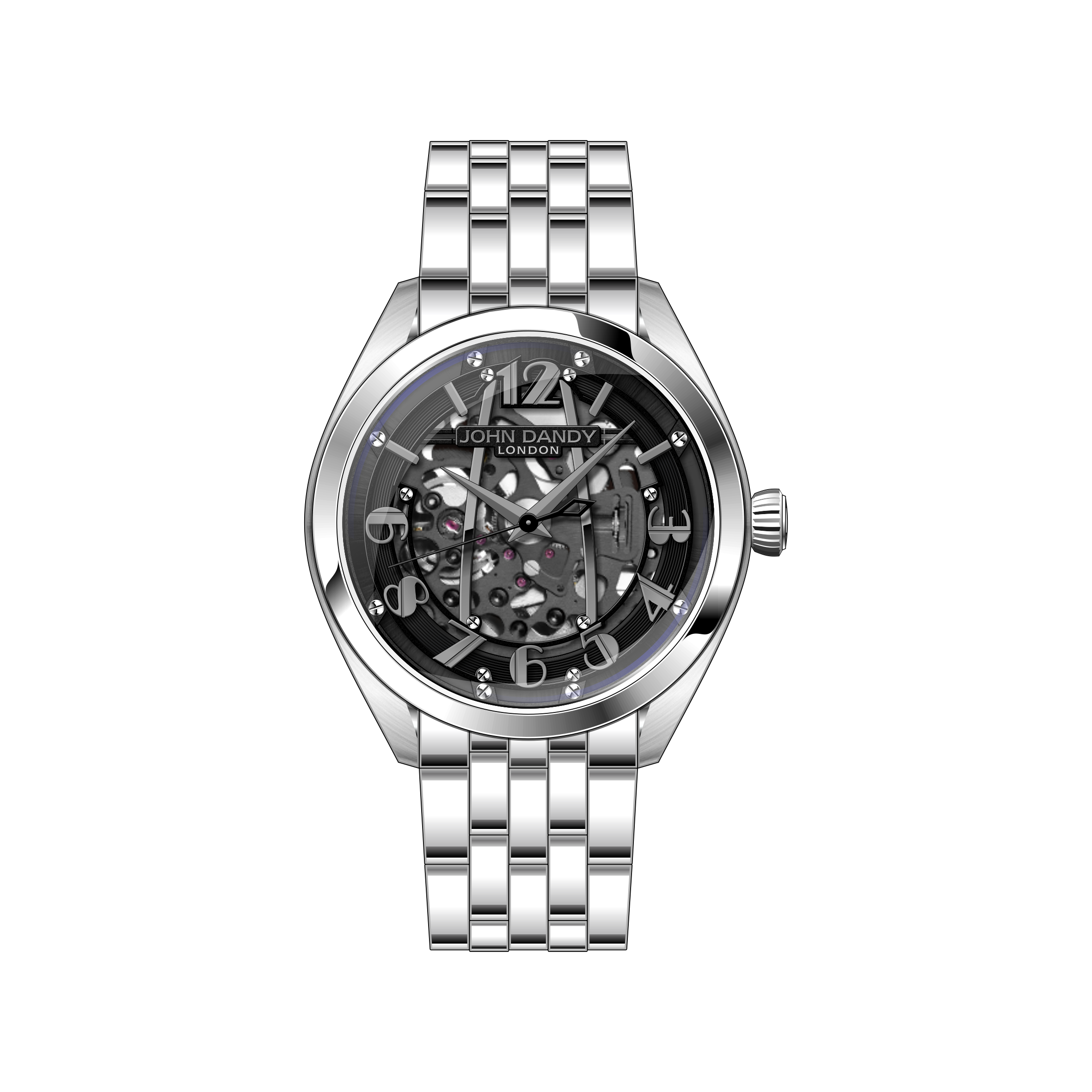 John Dandy JD5305 orologio quarzo bianco