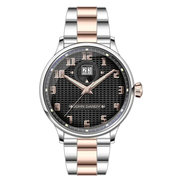 John Dandy JD3822 orologio automatico Crystal Black