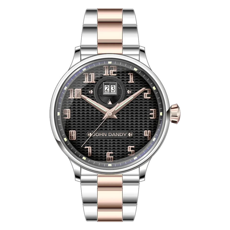 John Dandy JD3822 orologio automatico Crystal Black
