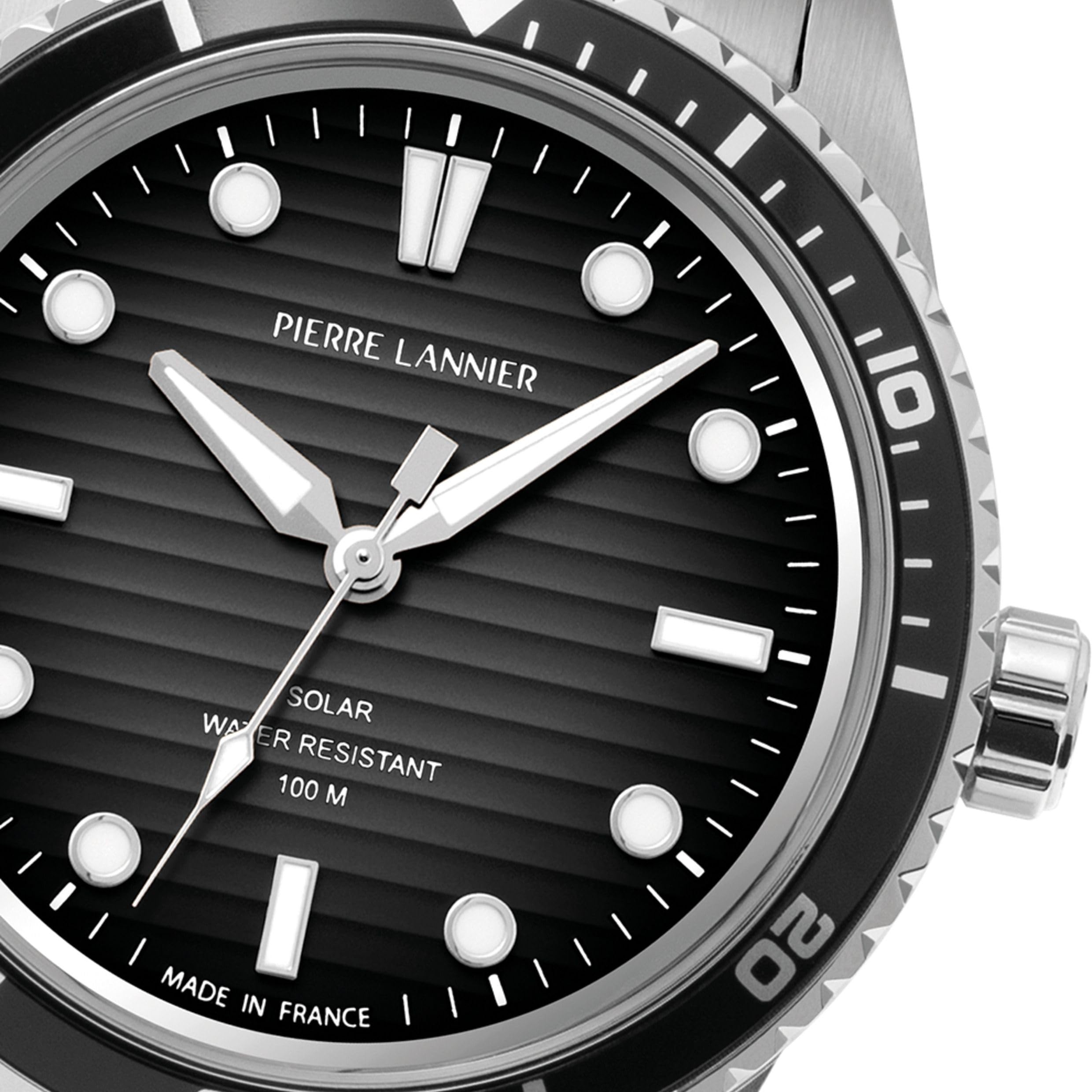 Pierre Lannier Inti Orologio 43 mm Acciaio 10 ATM