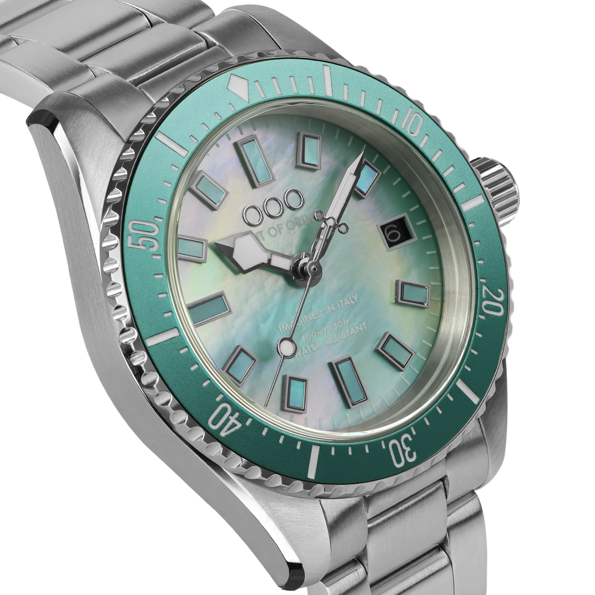 Out Of Order Casanova 38 orologio quarzo madreperla turchese