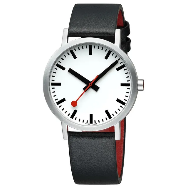 Mondaine Pure orologio 40mm acciaio minimal