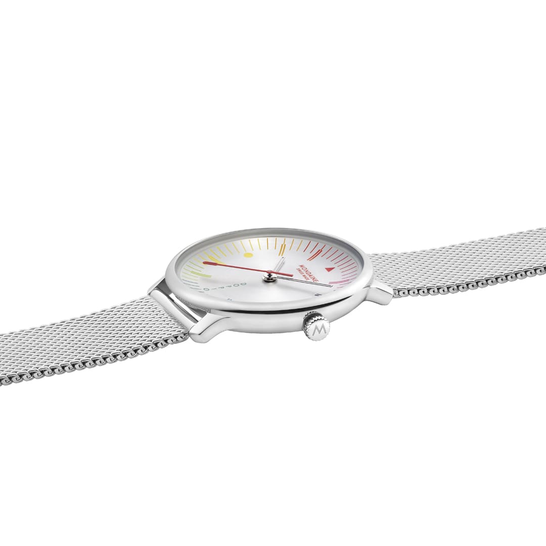 Mondaine Doppio Bauhaus Inspired 33 mm Orologio Quarzo