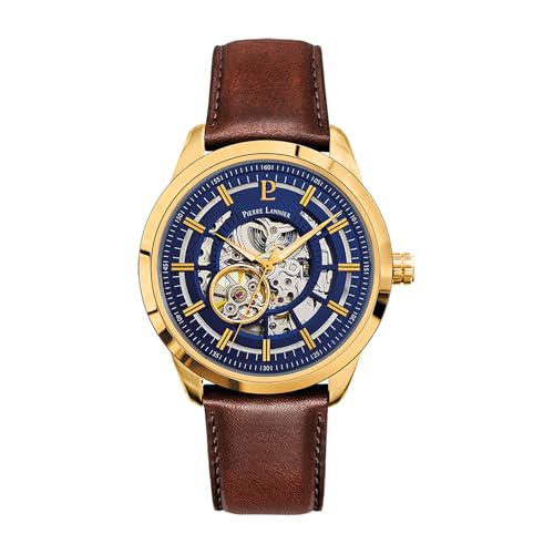 Pierre Lannier Automatic orologio automatico blu oro 44 mm