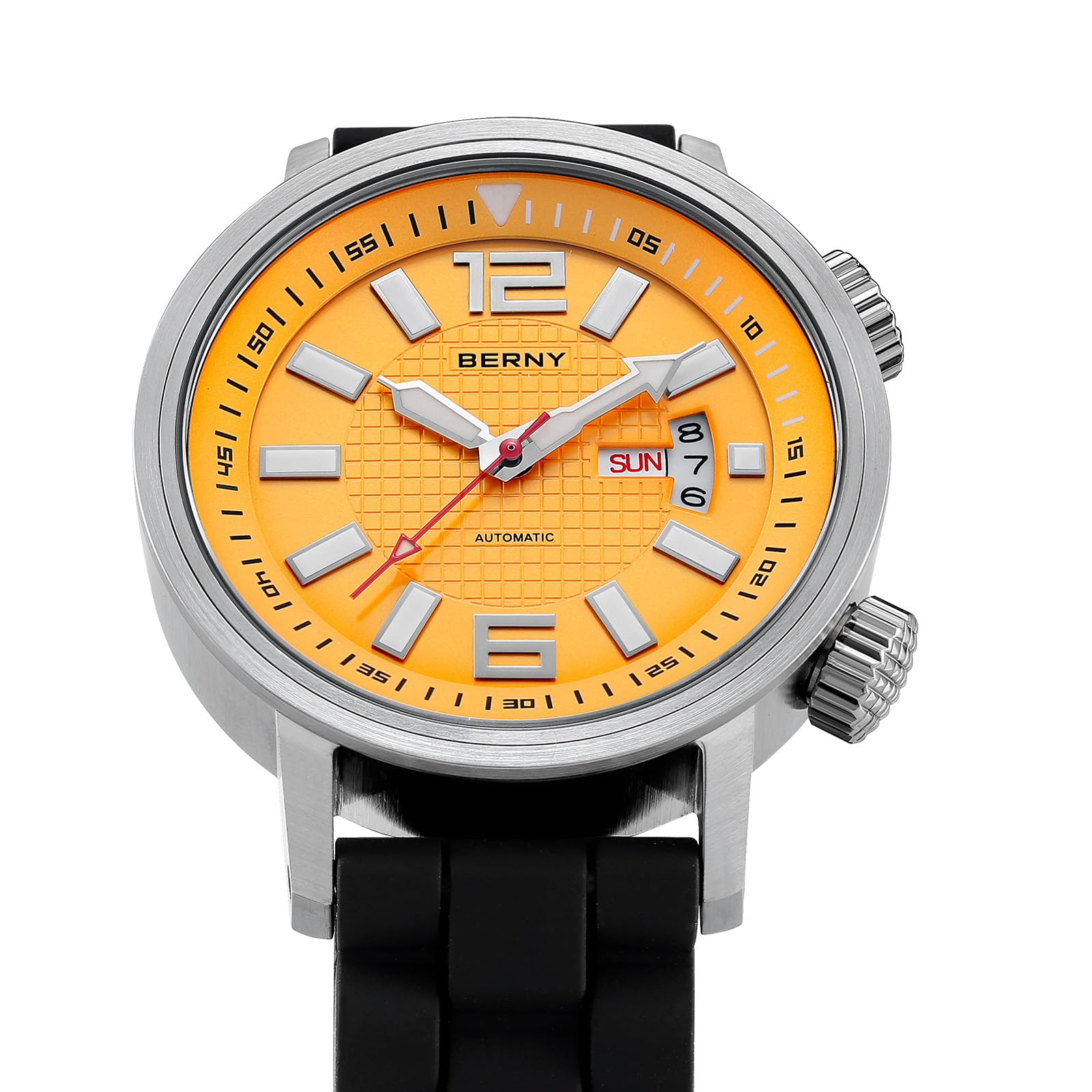 Berny Diver Orologio Uomo Giallo Automatico 20ATM