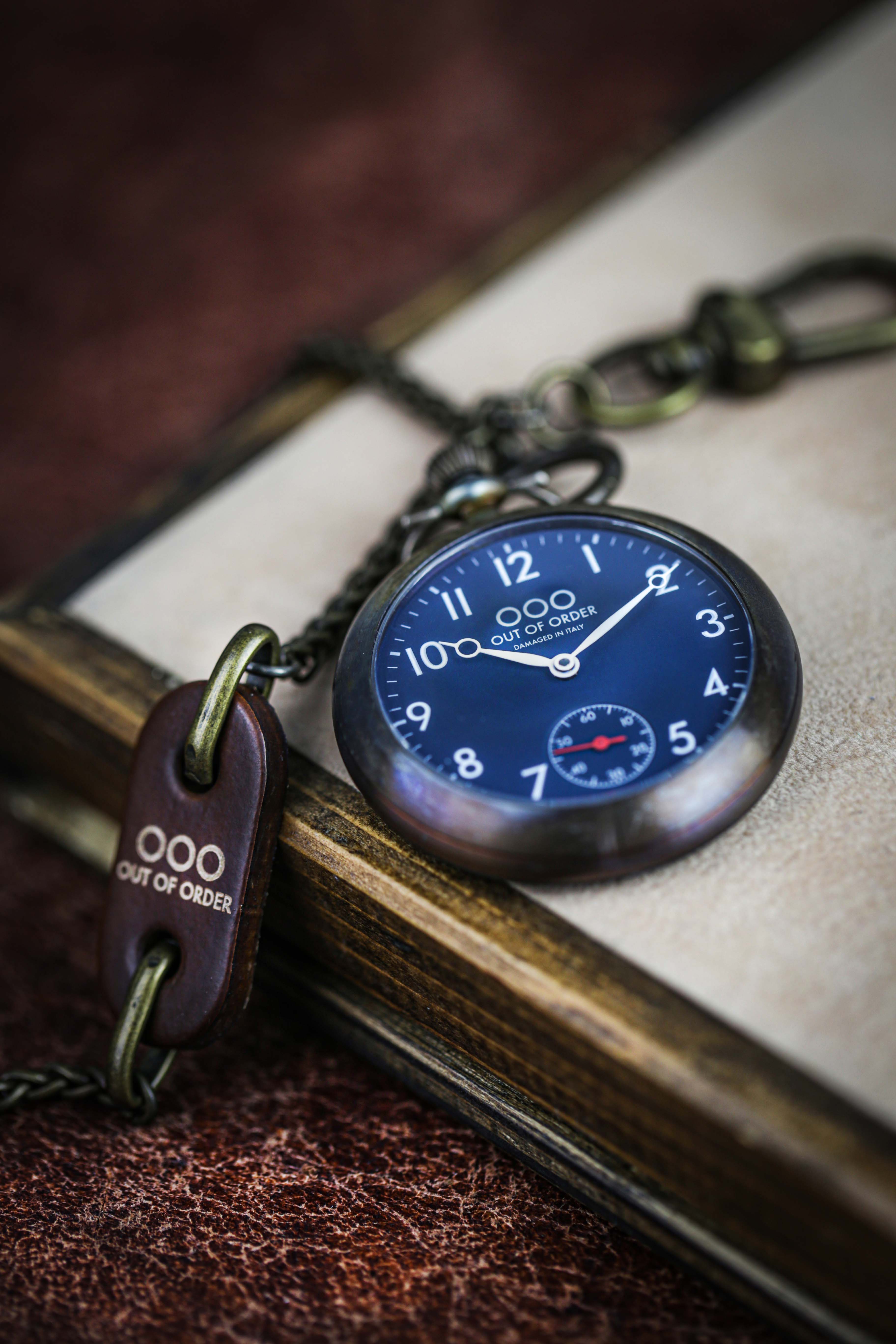 Out Of Order Calabrone Blue orologio da tasca 47 mm