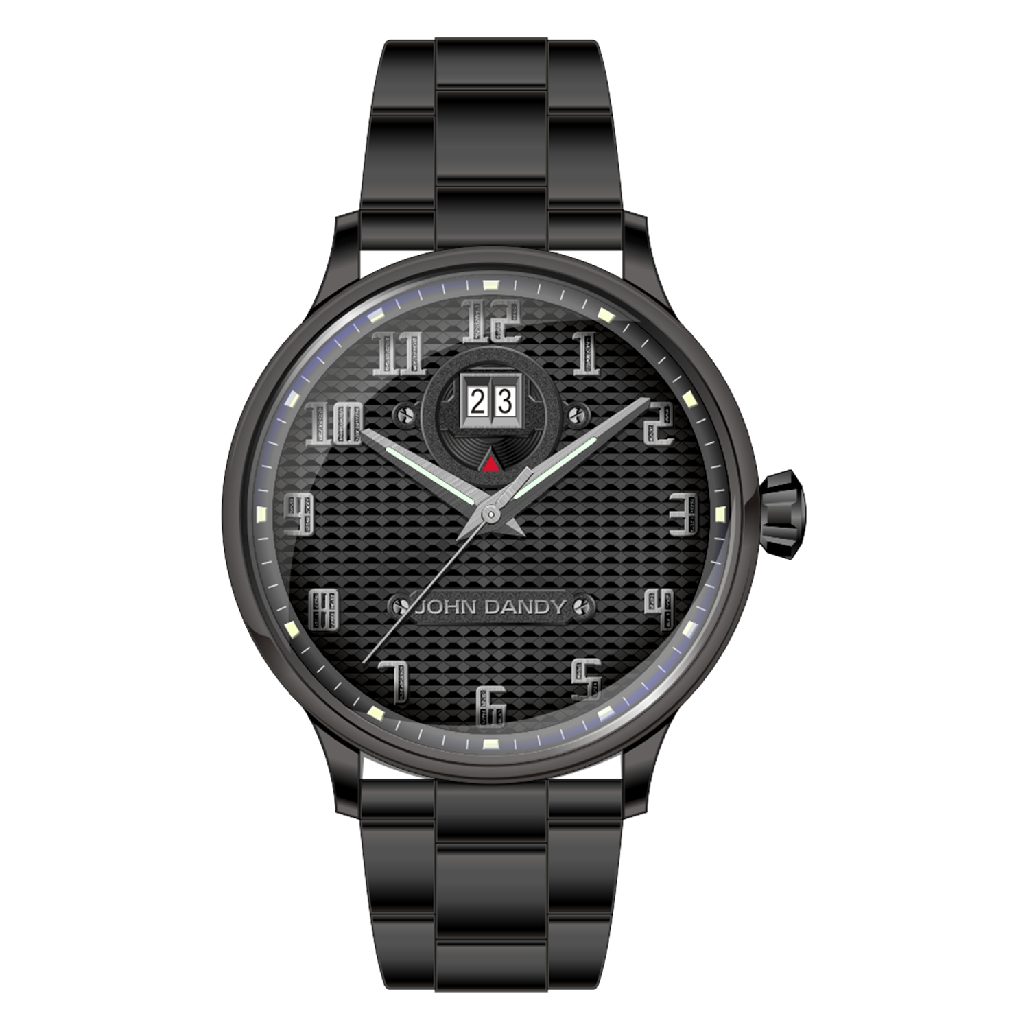 John Dandy JD3822 orologio automatico Crystal Black